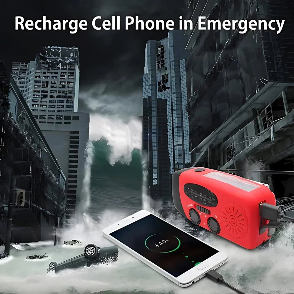 Solar Hand Crank Radio
