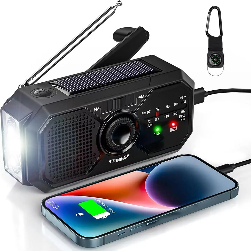 Emergency Solar Hand Crank Radio