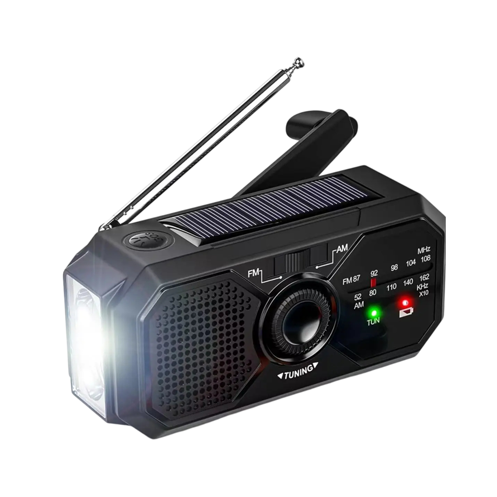 Emergency Solar Hand Crank Radio