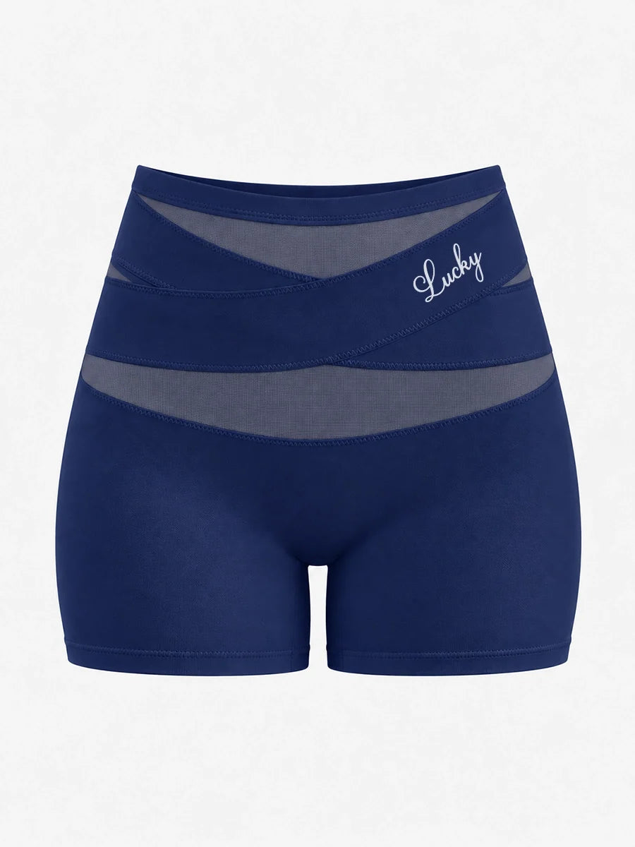 Women's High-Waist Crossover Shaping Boxer Briefs