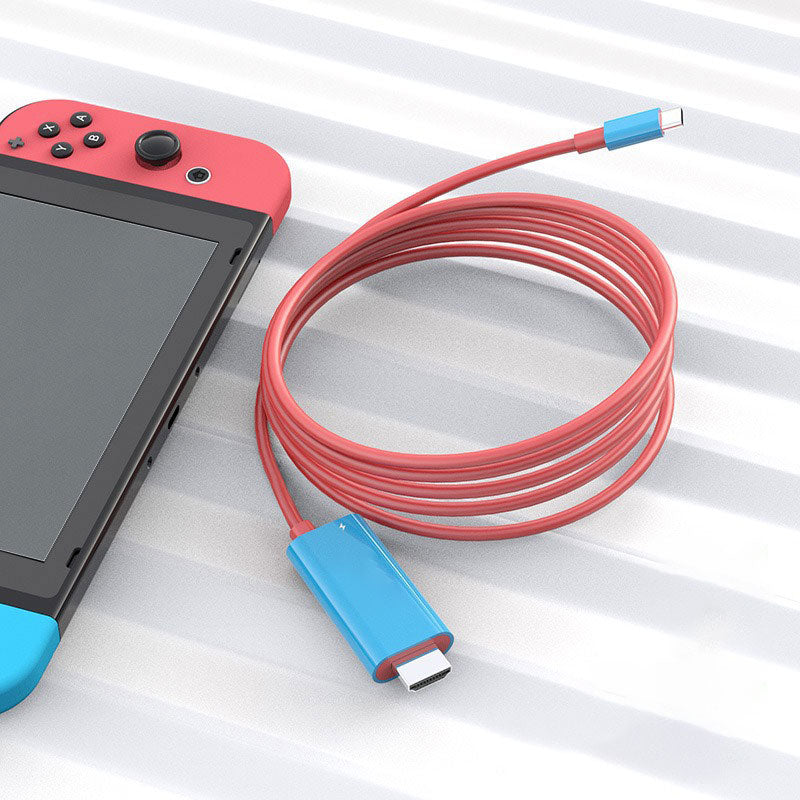 USB-C to HDMI Adapter Cable – Stream, Play and Charge Simultaneously – For Switch, Mobile and Tablet