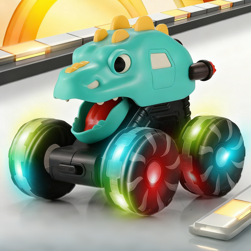 Press & Go Dinosaur Toy Car With Lights