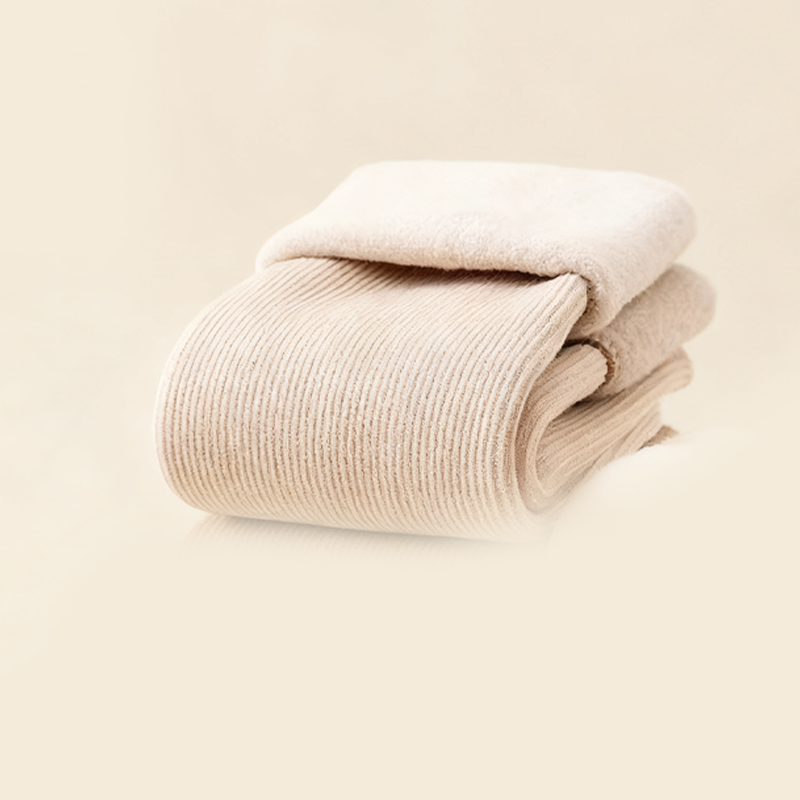 Thick Mid-Calf Socks β Warm & Solid Color
