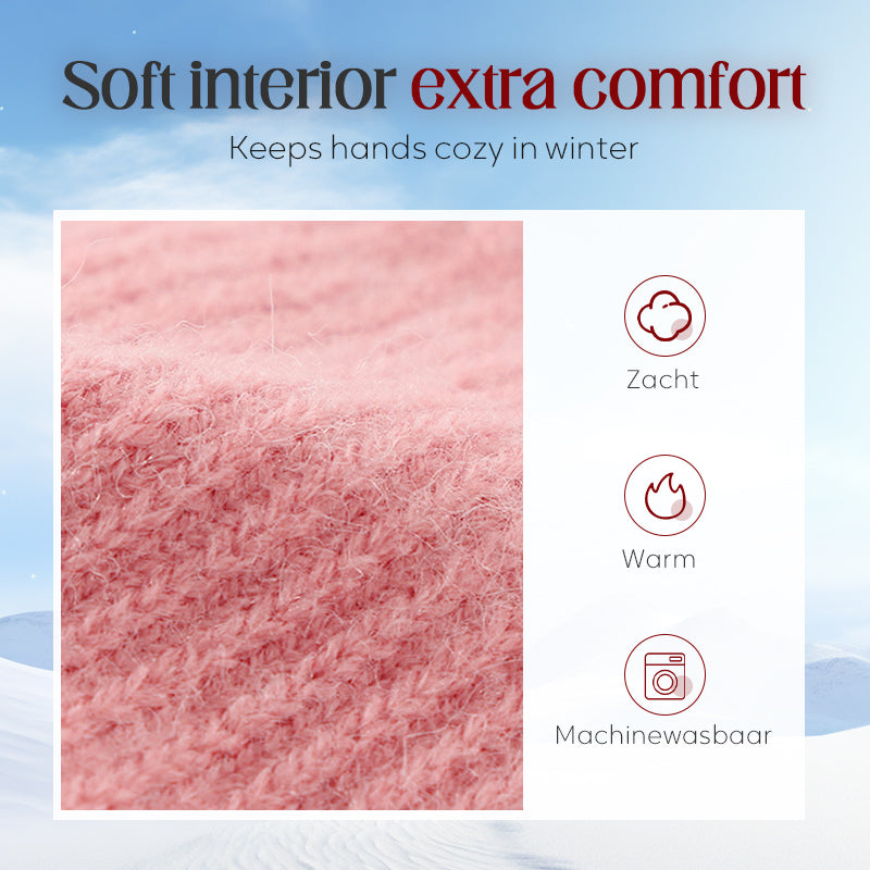Warm Thermal Knitted Gloves with Touchscreen