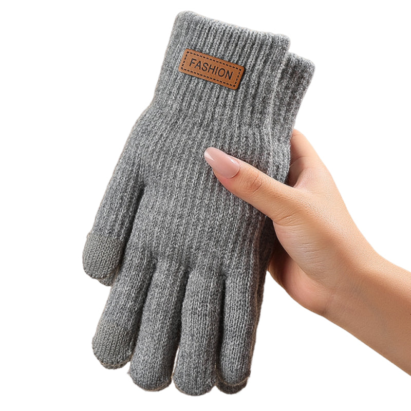 Warm Thermal Knitted Gloves with Touchscreen