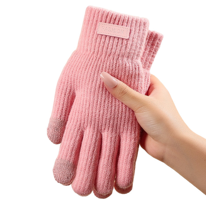 Warm Thermal Knitted Gloves with Touchscreen