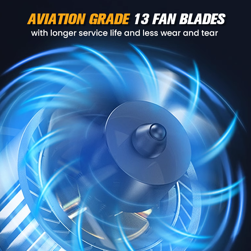 Powerful Turbo Fan, Ultra-Efficient, Compact and Ideal for Home or Car