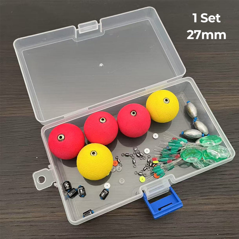 Complete Fishing Set with Floats, Sinkers and Rig Accessories