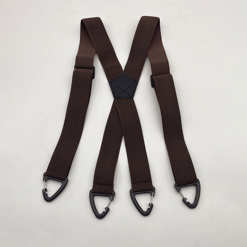 X-Shaped Suspenders for Men – Wide Elastic Straps, Heavy-Duty Clips & Fully Adjustable