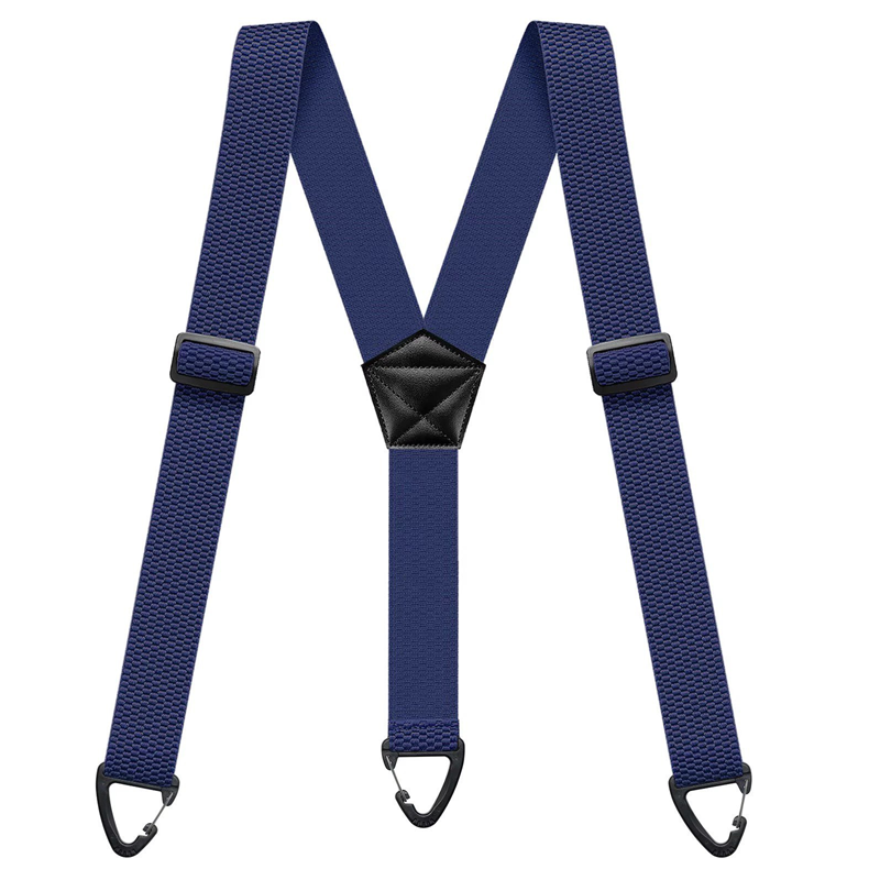 X-Shaped Suspenders for Men – Wide Elastic Straps, Heavy-Duty Clips & Fully Adjustable