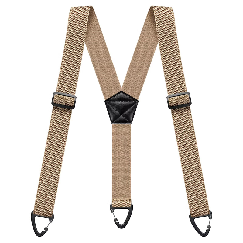 X-Shaped Suspenders for Men – Wide Elastic Straps, Heavy-Duty Clips & Fully Adjustable