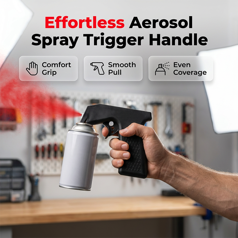 Aerosol Spray Trigger Handle – Comfortable Grip, Relieving and Universal Adjustable Design