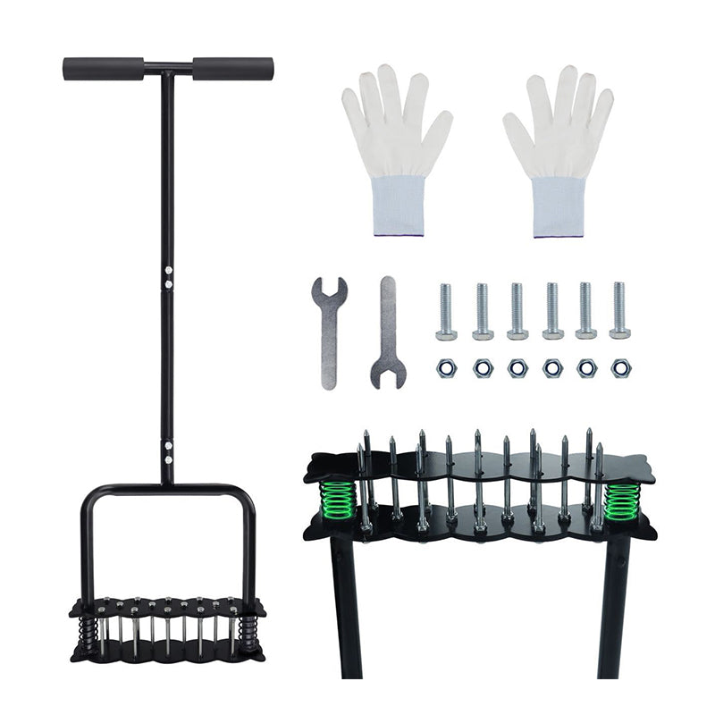 Manual Lawn Coring Aerator - Carbon Steel Build & Spring Ejection | Healthier Grass Made Easy