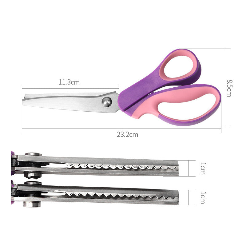 Multipurpose Zigzag Pinking Scissors
