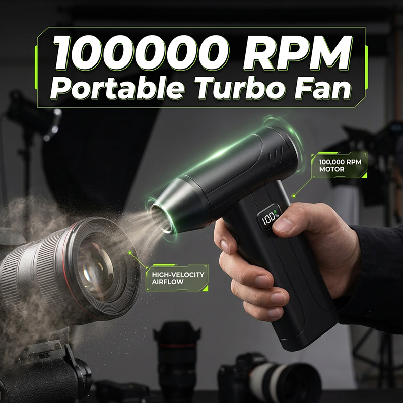 Rechargeable Portable Turbo Fan