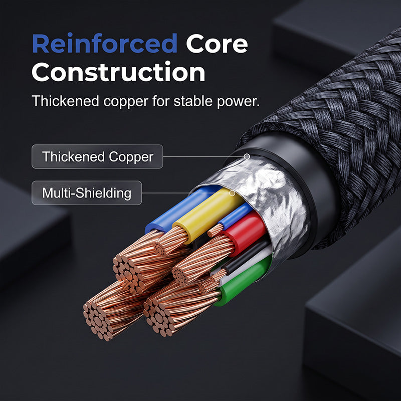 Type-C to Type-C Fast Charging Cable – 100W, Automatic Power Cut-Off & Reinforced Triple Structure – Perfect for Laptops, Tablets and Smartphones