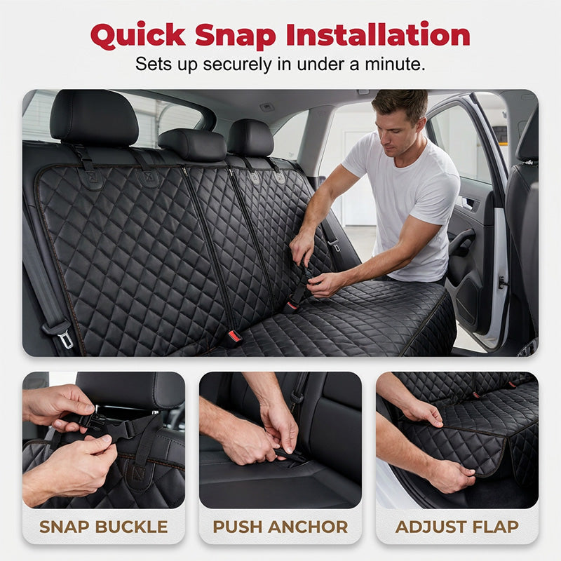 Foldable Dog Car Seat β Waterproof Oxford, Protective & Comfortable