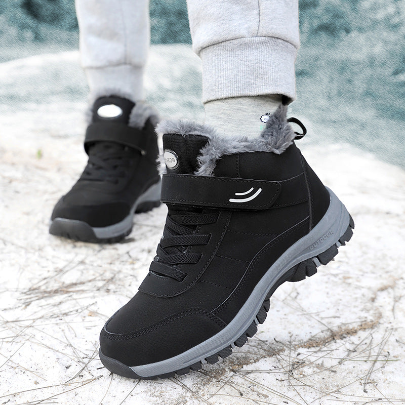 Plush and Thick Cotton Anti-Slip Shoes