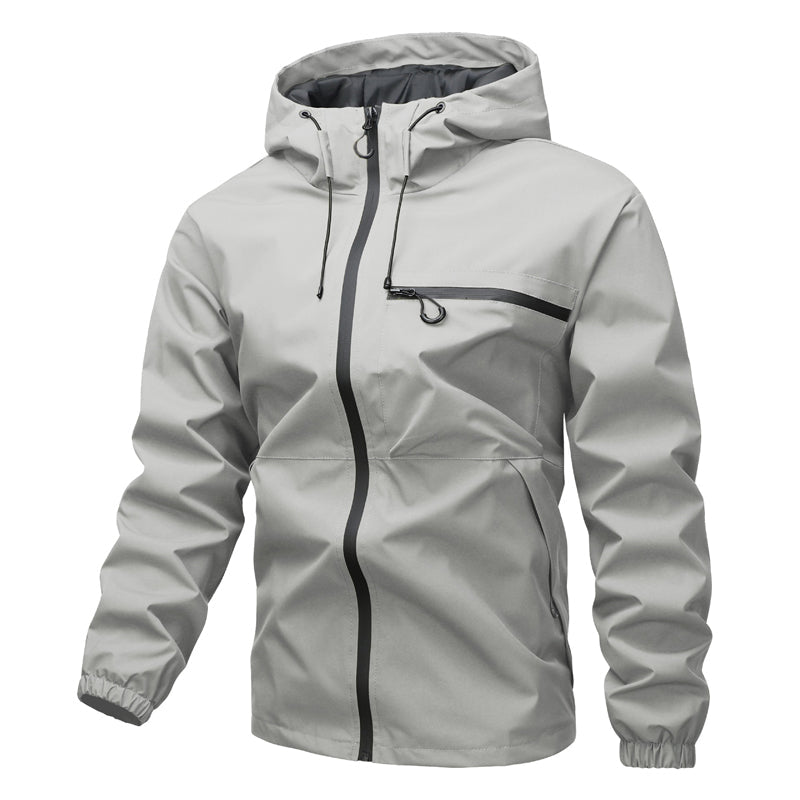 All-Weather Utility Men's Waterproof Oversized Hooded Jacket