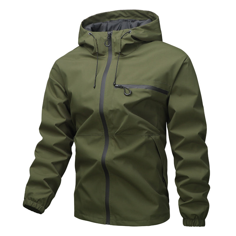 All-Weather Utility Men's Waterproof Oversized Hooded Jacket