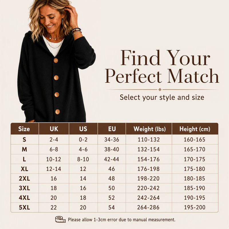 Women's Hooded Relaxed-Fit Knit Cardigan