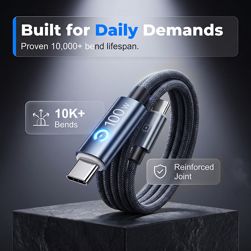 USB-C Fast Charging Cable with E-Marker Chip