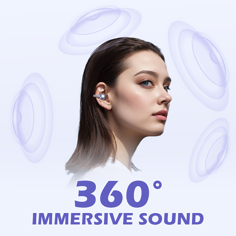 Clip-On Open Ear Bluetooth Earbuds