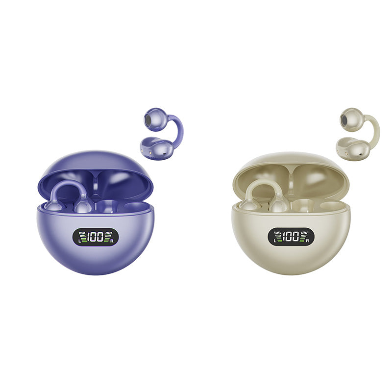 Clip-On Open Ear Bluetooth Earbuds