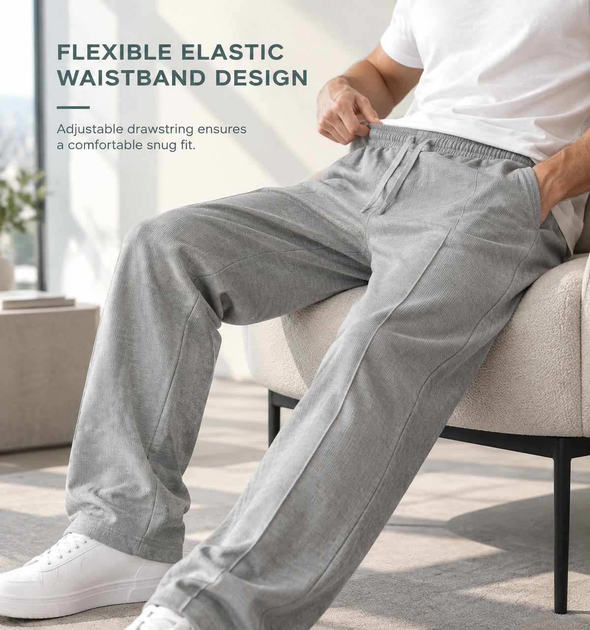 Men's Loose Fit Sports Pants – Relaxed Comfort & Everyday Style