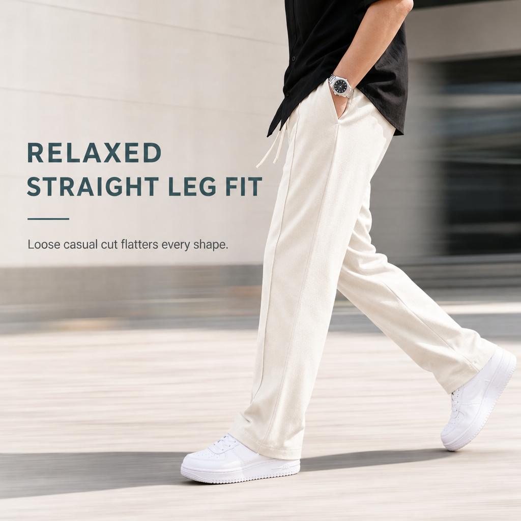 Men's Loose Fit Sports Pants – Relaxed Comfort & Everyday Style