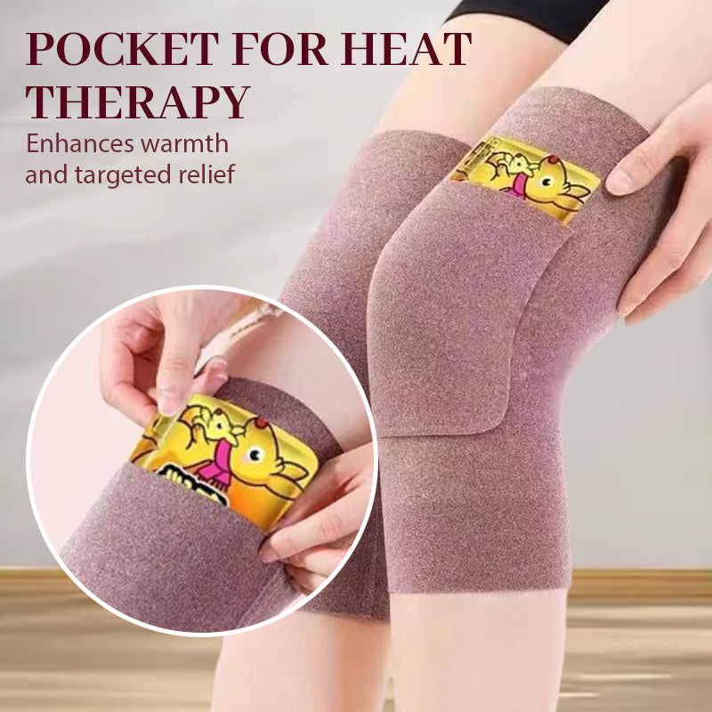 Elastic Thermal Knee Pads with Pockets