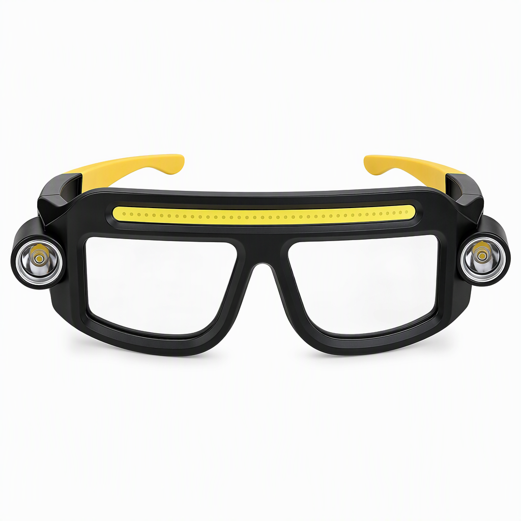 Rechargeable Dual-Lamp Glasses Light