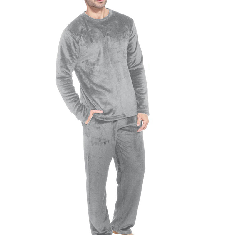 Comfortable Thermal Velour Pajama Set for Men