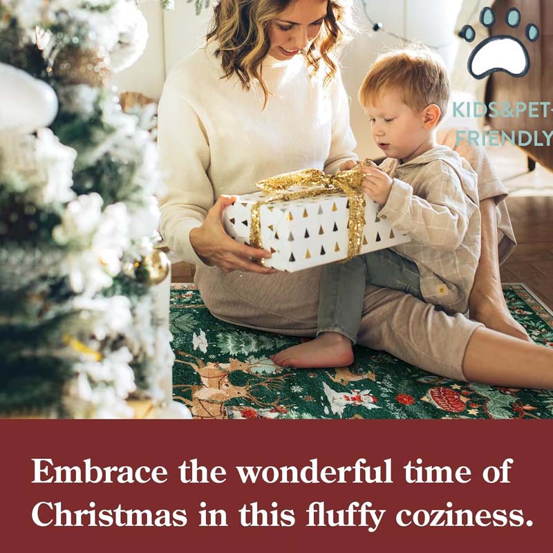 Soft Non-Slip Christmas Mat for Home