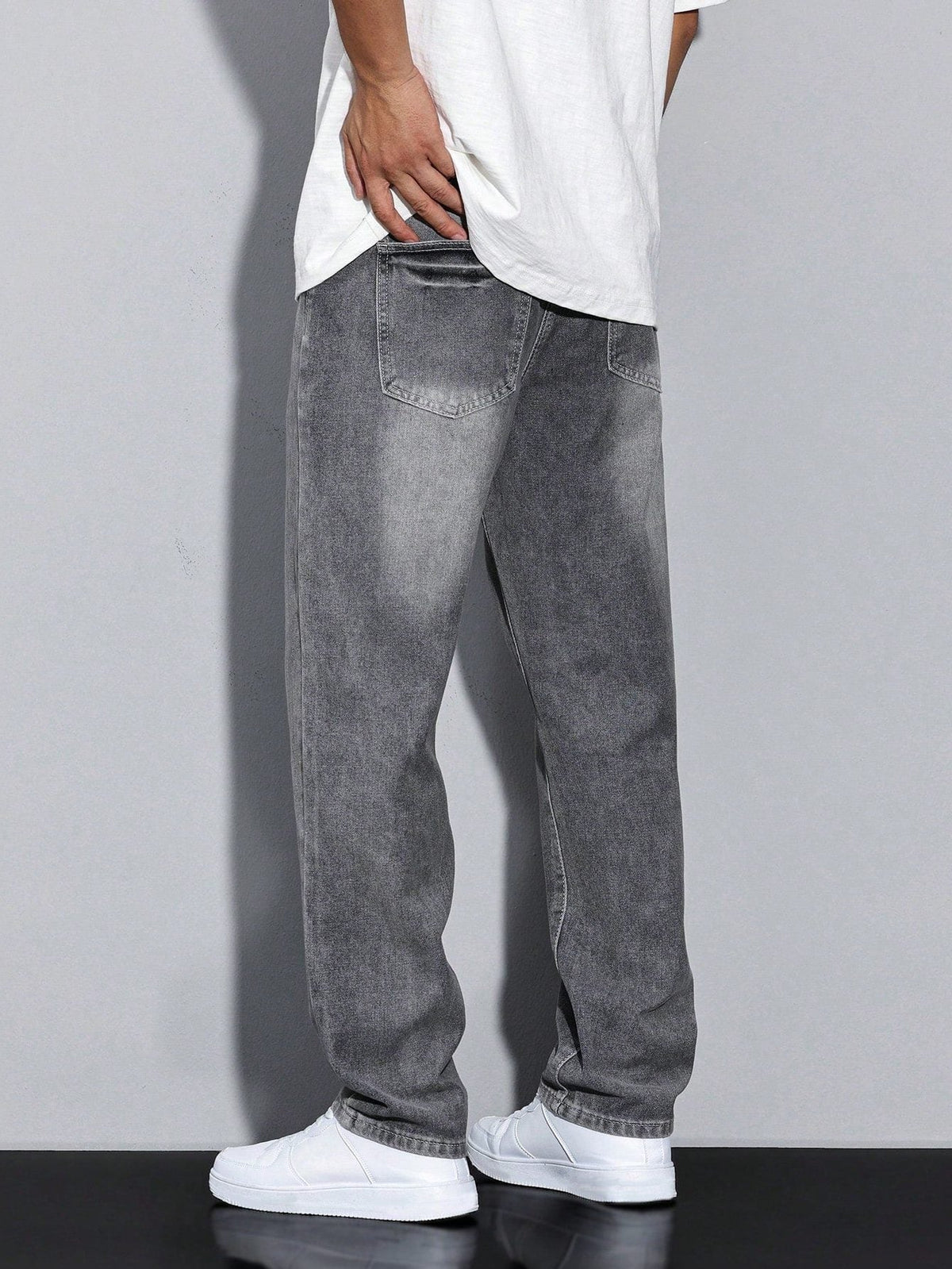 Men's Jeans Straight Leg β Straight Fit Denim Trousers