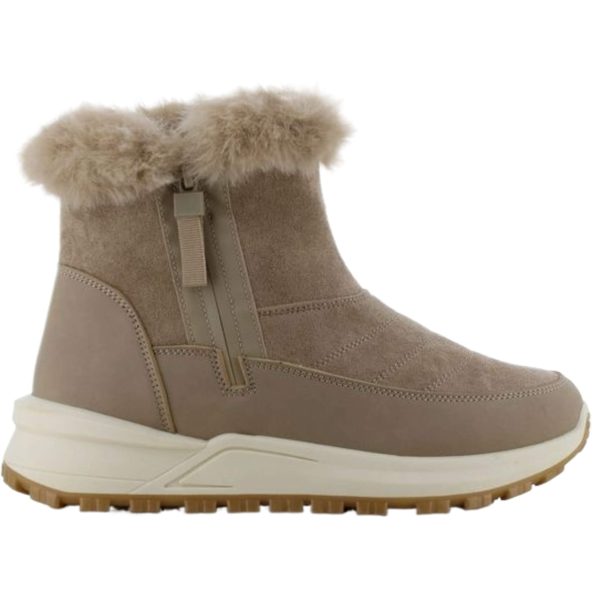 Thermo Ankle Boot Side-Zip Beige