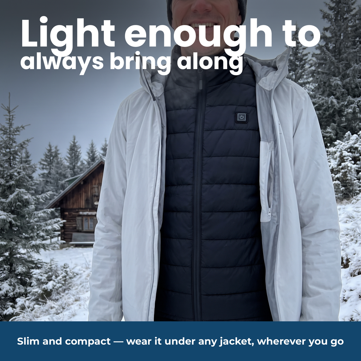 Heated Vest with 15 Heating Zones