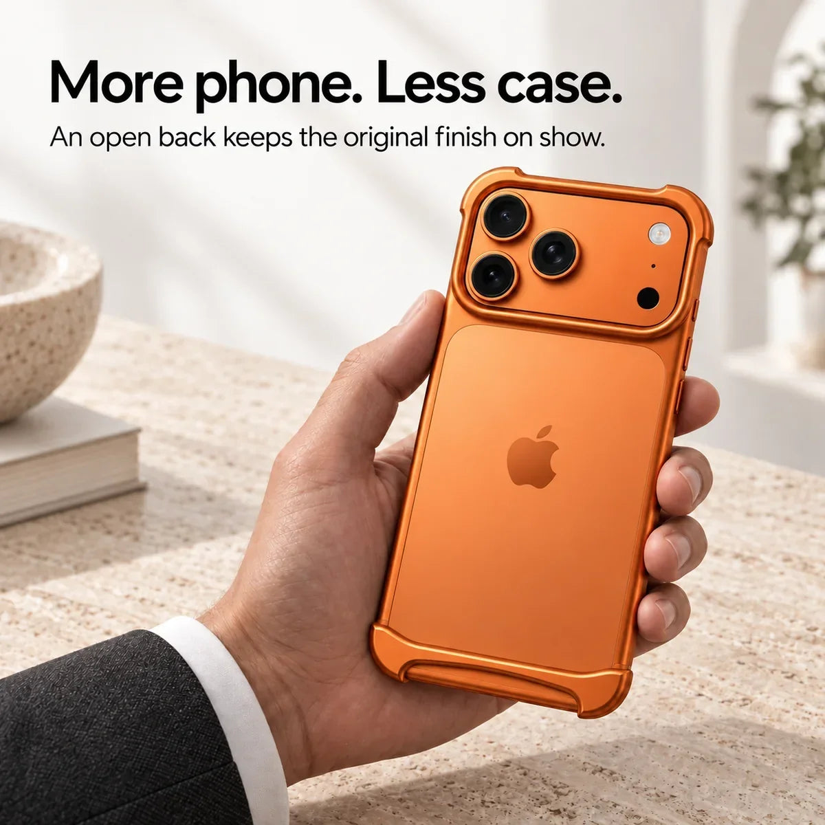 Slim Aluminum iPhone Bumper Case – Shockproof Minimal Protection