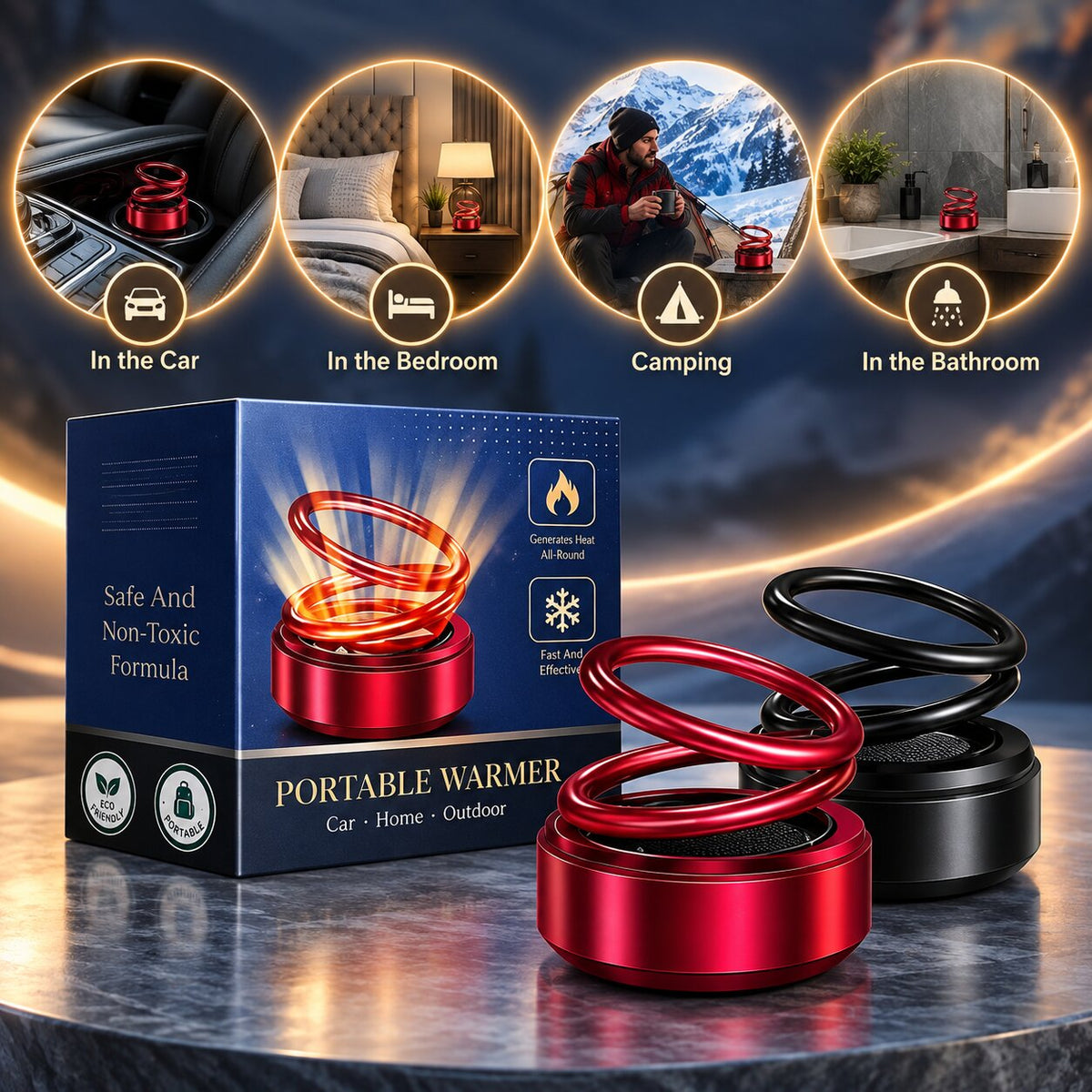 Portable Heater without Electricity