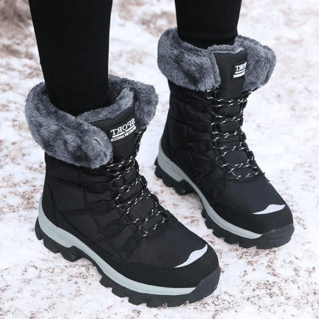 Women's Waterproof Winter Boots Faux Fur