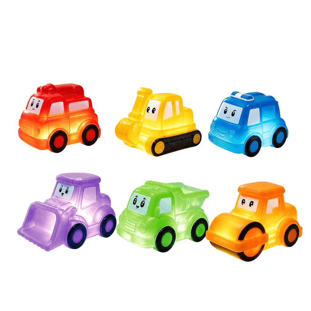 LED Floating Vehicle Set for Water Play & Toddler Fun