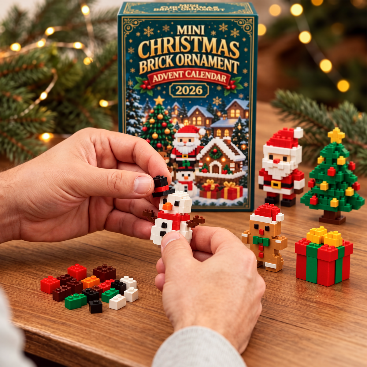 Christmas Advent Calendar in Bricks