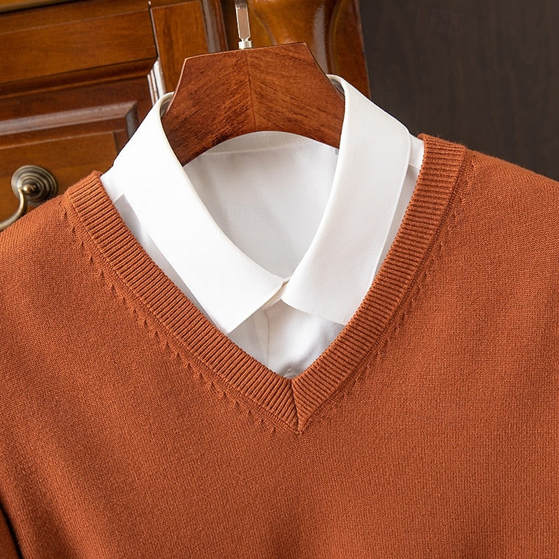 Refined V-Neck Sweater