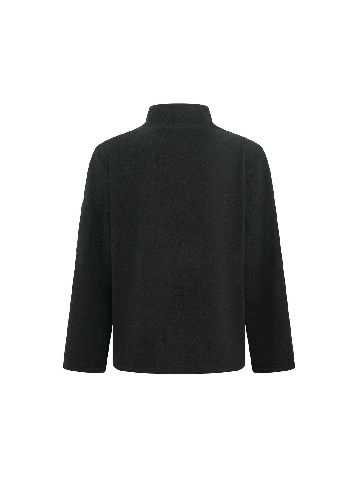Men's Zip-Up Fleece - Windproof - With Stand-Up Collar