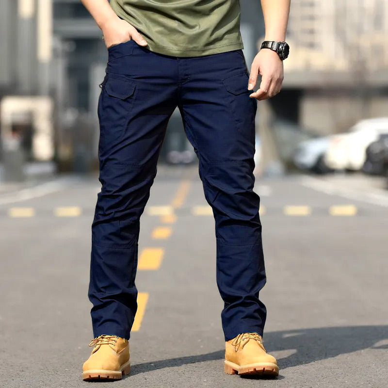 Men's Tactical Trousers with Waterproof and Windproof Protection for Outdoor Use