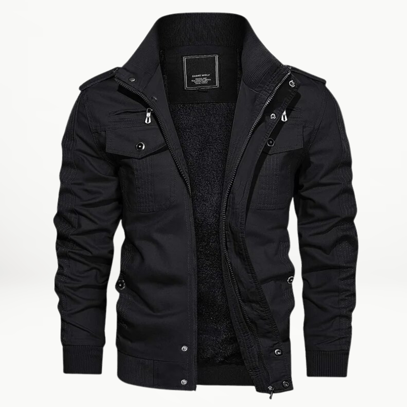 Men's Utility-Style Winter Jacket – Insulated Outerwear for Workdays and Outdoor Activities