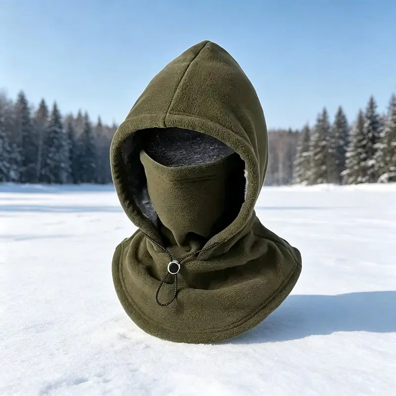 Fleece Balaclava Hood – Full Face & Neck Winter Protection for Outdoor Adventures