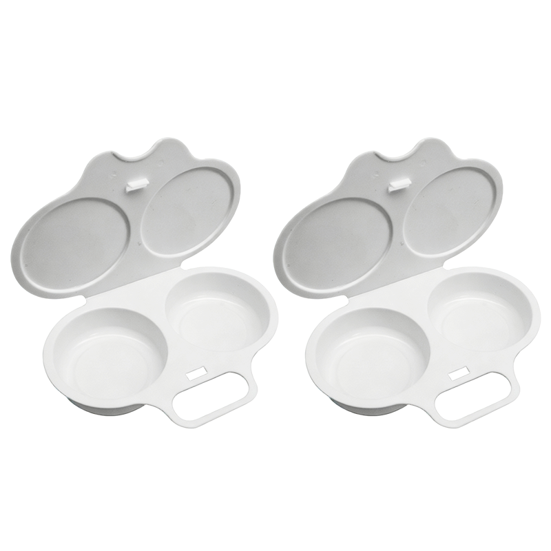 2-Pack Easy-To-Clean Microwave Omelette Maker, Multifunctional Egg Poacher