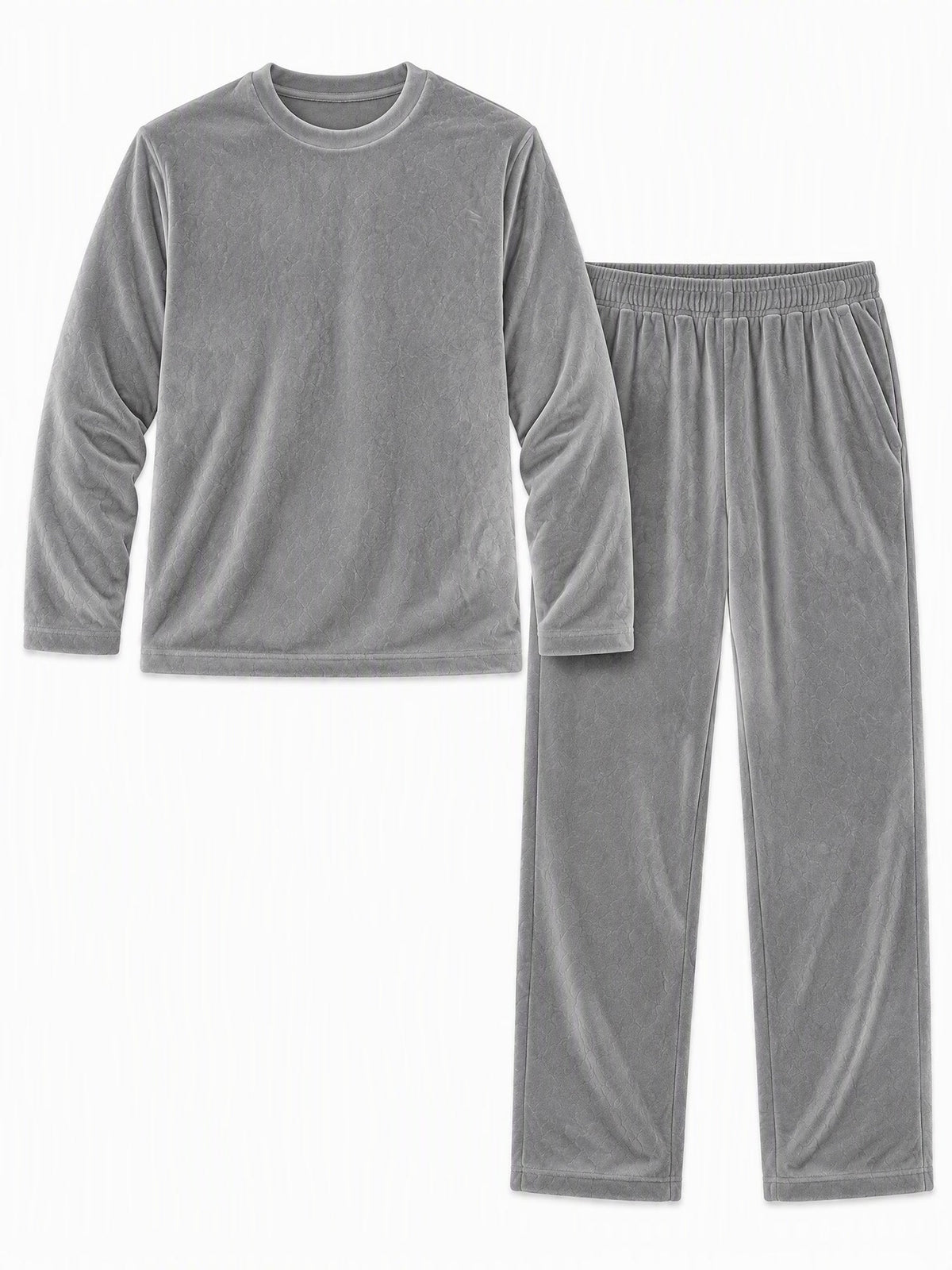 Men's Cozy Thermal Velvet Pajama Set