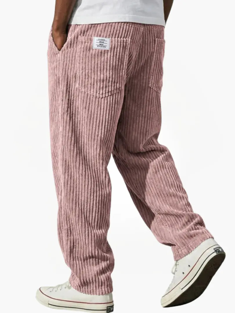 Men's Wide Trousers with Pockets